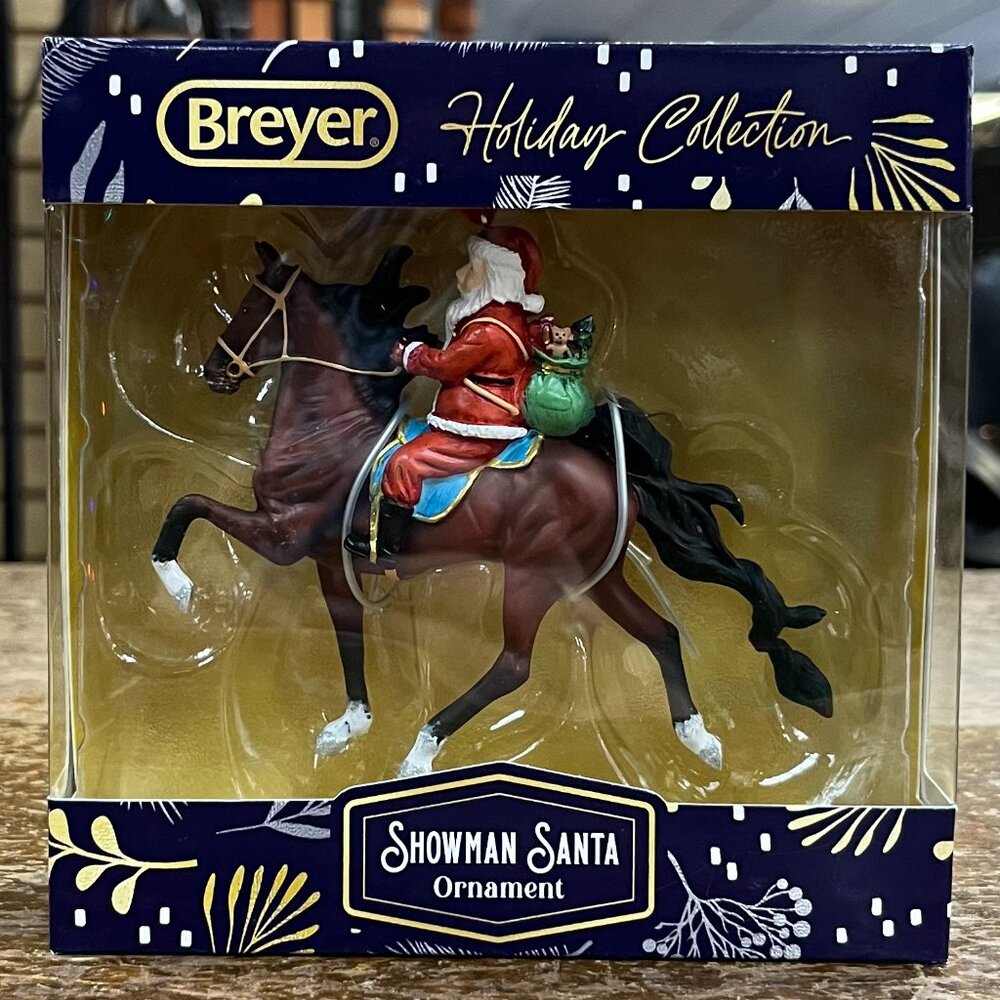 Breyer Holiday Christmas 2025 Santa Ornament - Showman
